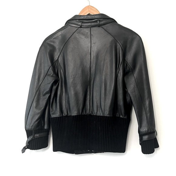 Women's bebe leather rider's jacket size S - Picture 2 of 5